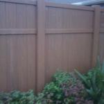 6' tall colored Vinyl Fence